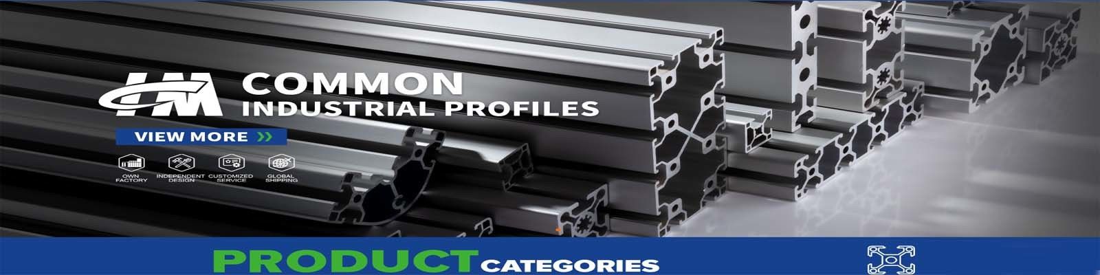 Profilo di alluminio industriale